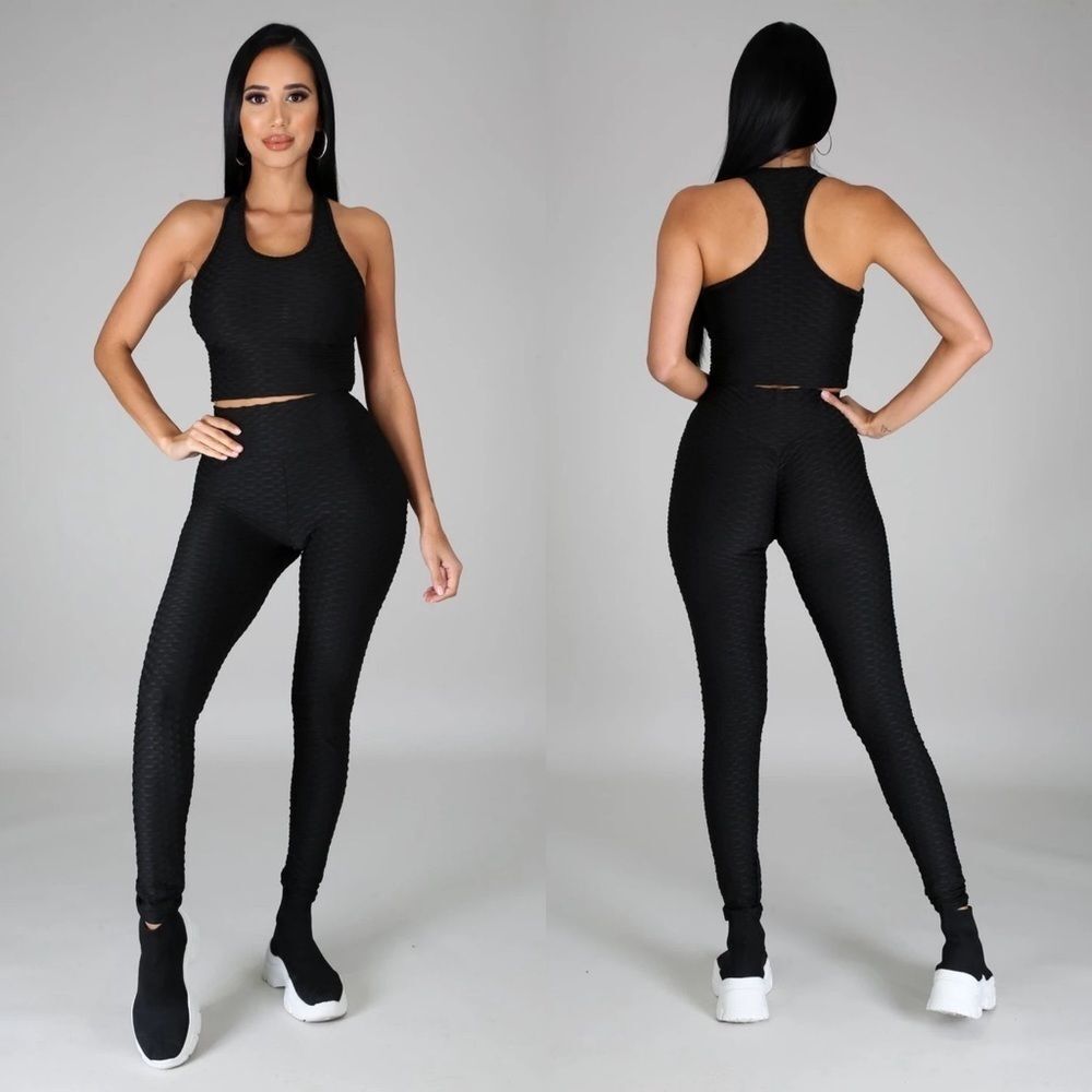 Put In Work Legging Set - Black